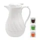 Olympia Insulated Swirl Jug White - 2ltr