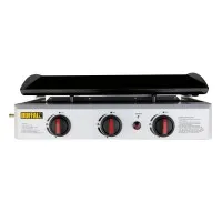 Buffalo Gas Griddle - 630x360mm Cooking Area 7.5kw - Lpg