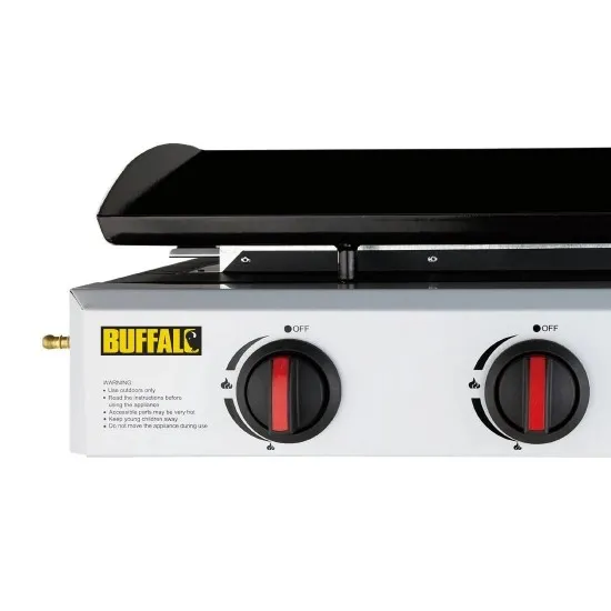 Buffalo Gas Griddle - 630x360mm Cooking Area 7.5kw - Lpg