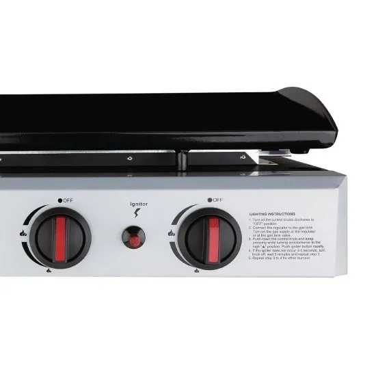 Buffalo Gas Griddle - 630x360mm Cooking Area 7.5kw - Lpg
