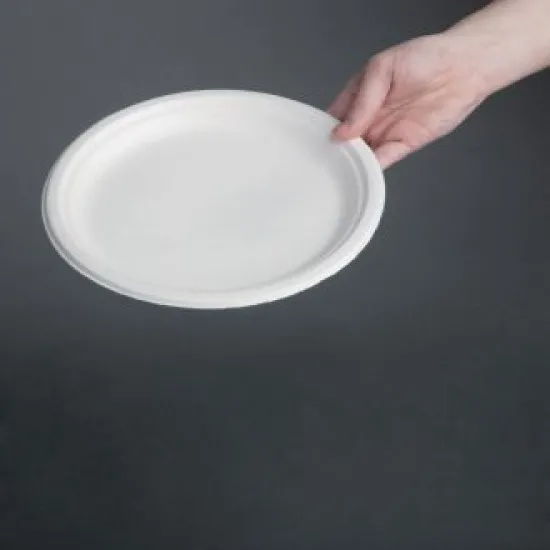 Fiesta Green Compostable Bagasse Plate 10 X 50''