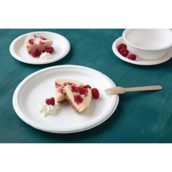 Fiesta Green Compostable Bagasse Plate 10 X 50''