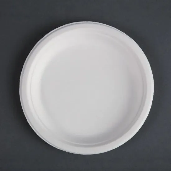 Fiesta Green Compostable Bagasse Plate 7'' X 50