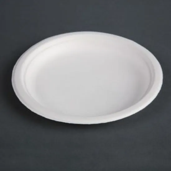 Fiesta Green Compostable Bagasse Plate 7'' X 50
