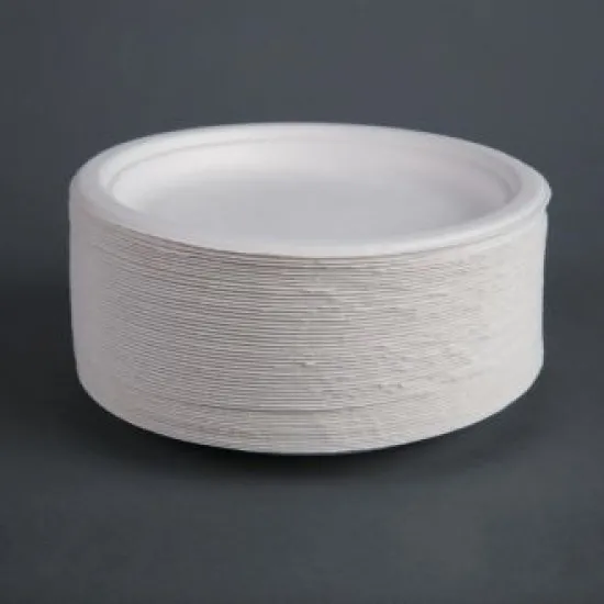 Fiesta Green Compostable Bagasse Plate 7'' X 50