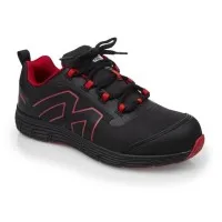 (fw34) Slipbuster Mesh Safety Trainer Blk - Size 43