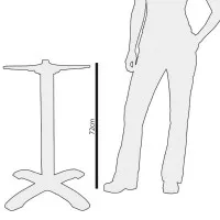 Bolero Cast Iron Brasserie Table Base