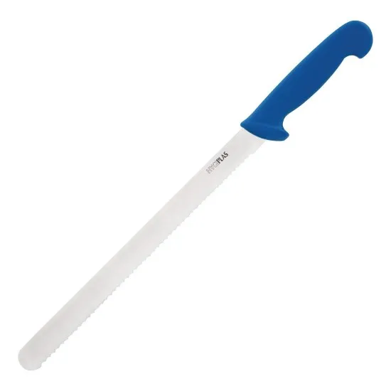 Hygiplas Slicer Serrated Blue 12''