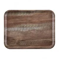 Cambro Wood Grain Tray Madeira - 330x430mm Dark Oak