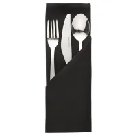 Essentials Occasions Napkin Blk - 51x51cm (pack 10)