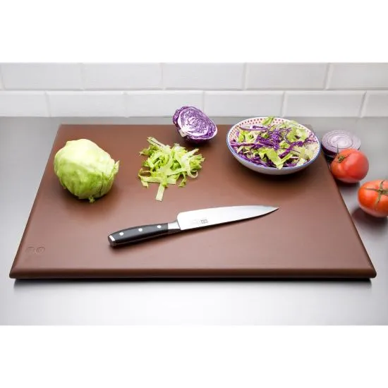 Hygiplas High Density Chopping Board Sml Brown - 229x305x12mm