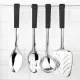 Vogue Blk Handled Ladle - 340mm 435ml