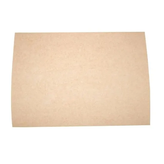 Vegware Unbleached Greaseproof Sheet 380x275mm 34gsm X 500
