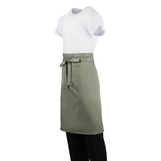 Whites Regular Bistro Apron Olive - 1000x700mm 39.4x27.5''