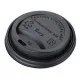 Fiesta Green Cpla Lid For Hot Cups Blk 8oz X 50