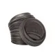 Fiesta Green Cpla Lid For Hot Cups Blk 8oz X 50