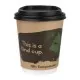 Fiesta Green Cpla Lid For Hot Cups Blk 8oz X 50