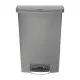 Rubbermaid Slim Jim Resin Front Step-on Grey - 90ltr