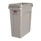 Rubbermaid Slim Jim Container With Venting Channels Beige - 60ltr