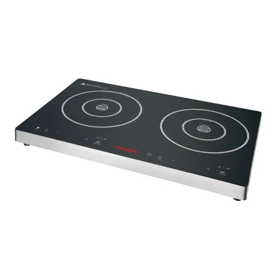 Caterlite Touch Control Double Induction Hob - 3kw