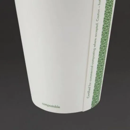 Vegware S/w White Hot Cup 12oz X 1000