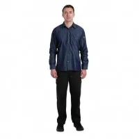 Cw Detroit L-sleeve Blue Denim Shirt Size Xl