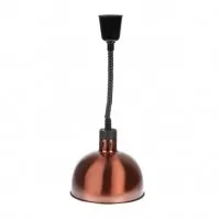 Retractable Dome Heat Shades - Copper Finish