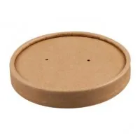 Colpac Souper Cup Lid Kraft  8/12oz X 500