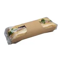 Colpac Clasp Clip Kraft Baguette Sandwich X 500