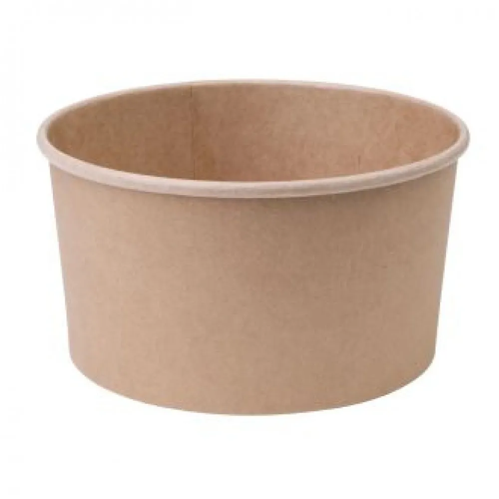 Fiesta Green Round Kraft Salad Bowl 1000ml X 300