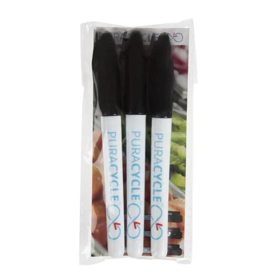 Puracycle Black Markers Three Pack