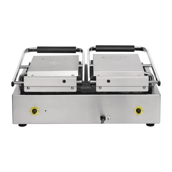 Buffalo Contact Grill Double Flat Left/ribbed Right