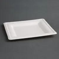 Fiesta Green Square Bagasse Plate 6 X 50''