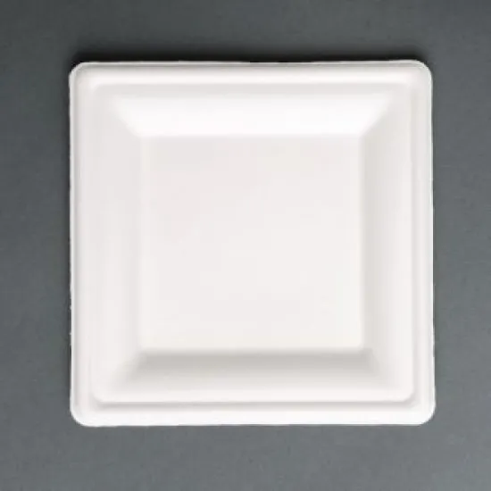 Fiesta Green Square Bagasse Plate 8 X 50''