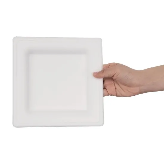 Fiesta Green Square Bagasse Plate 8 X 50''