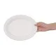 Fiesta Green Oval Bagasse Plate 10x8 X 50''