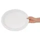 Fiesta Green Oval Bagasse Plate 12 1/2x10 X 50''
