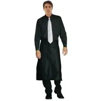 Unisex L Sleeve Shirt Black - Size Xl