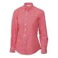 Uw Ladies Red Gingham Shirt - Size S