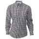 Ladies Uniform Black Gingham Shirt