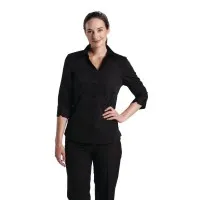 Womens Black Stretch Shirt - Size Xl