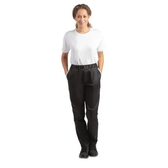 Woman wearing Black Utility Trousers