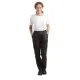 Woman wearing Black Utility Trousers