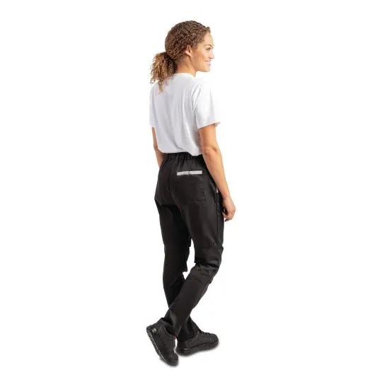 Woman wearing Black Utility Trousers
