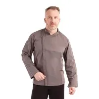 Cw Hartford L-weight L/s Zipper Coat Graphite - Size S
