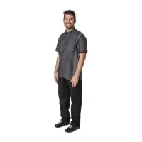 Delancey Short Sleeve Black Denim Jacket