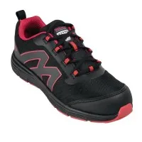 Mesh Steel Toe Black Safety Trainers