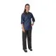 Ny Queens Ladies Blue Denim Chef Jacket
