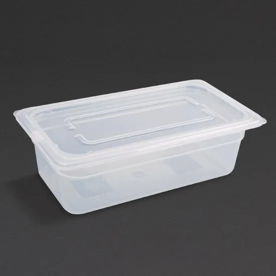 1/3 Polypropylene Gastronorm Containers With Lid