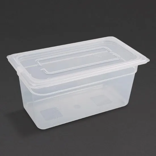 1/3 Polypropylene Gastronorm Containers With Lid